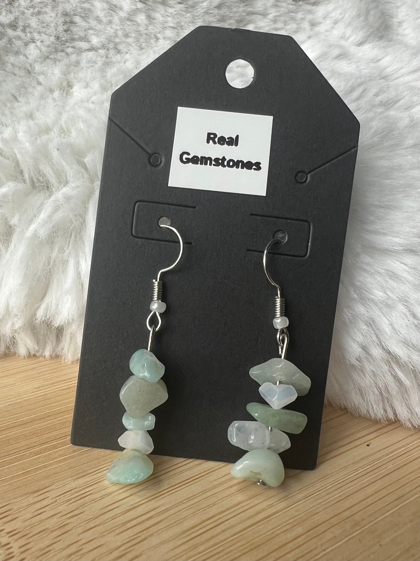 Elegant Silver with Amazonite Gemstones