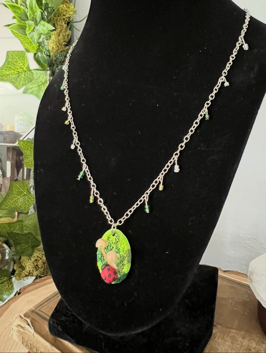 Nature-Inspired Clay Pendent