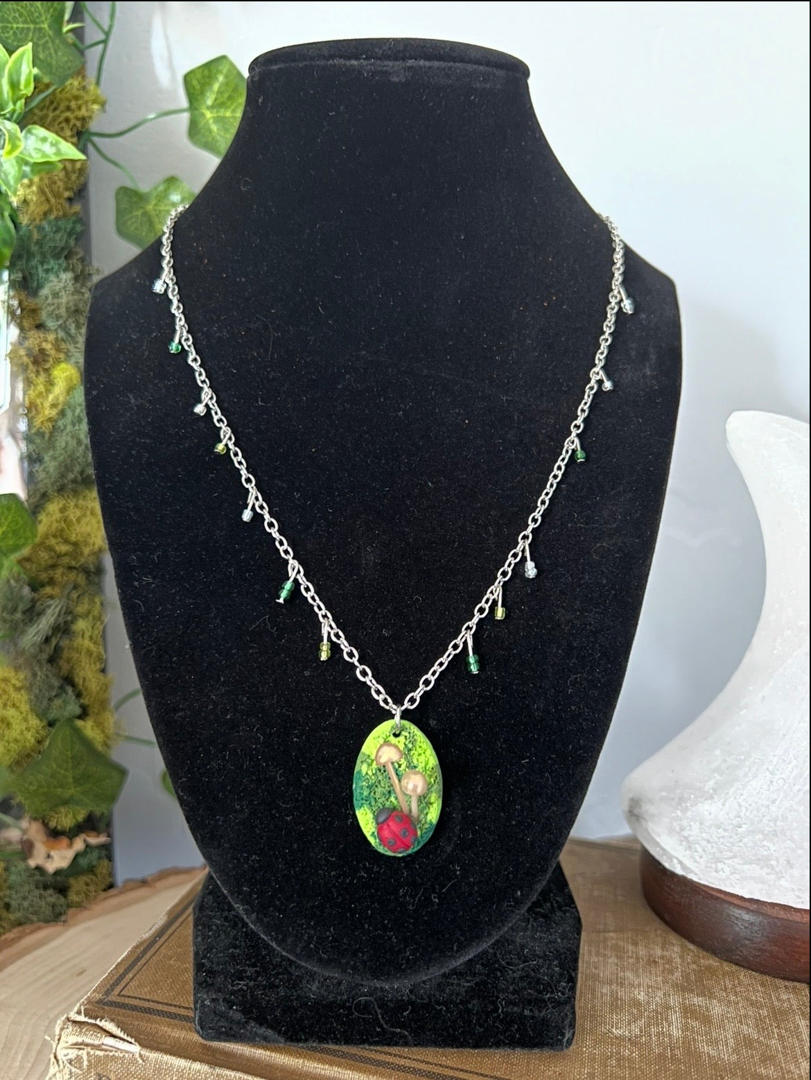 Nature-Inspired Clay Pendent