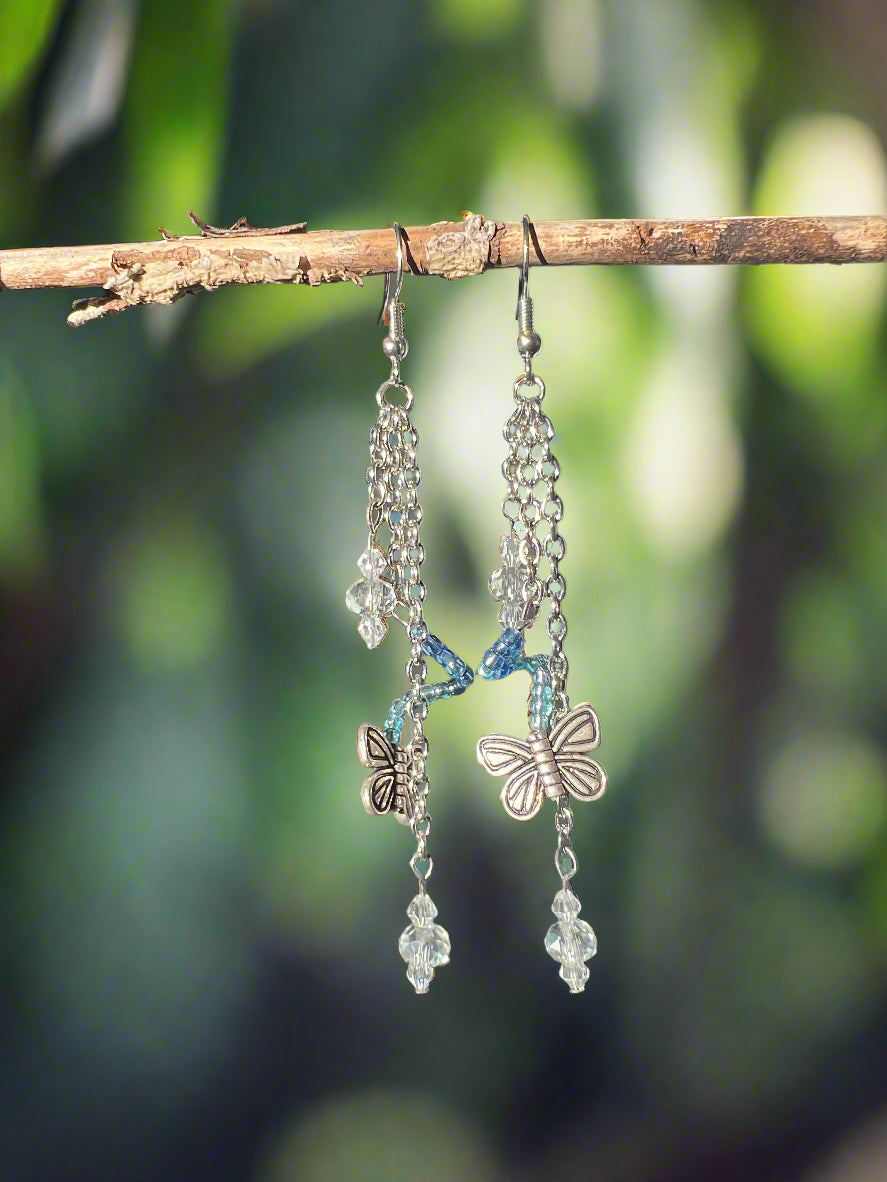 Flying Butterfly Earrings