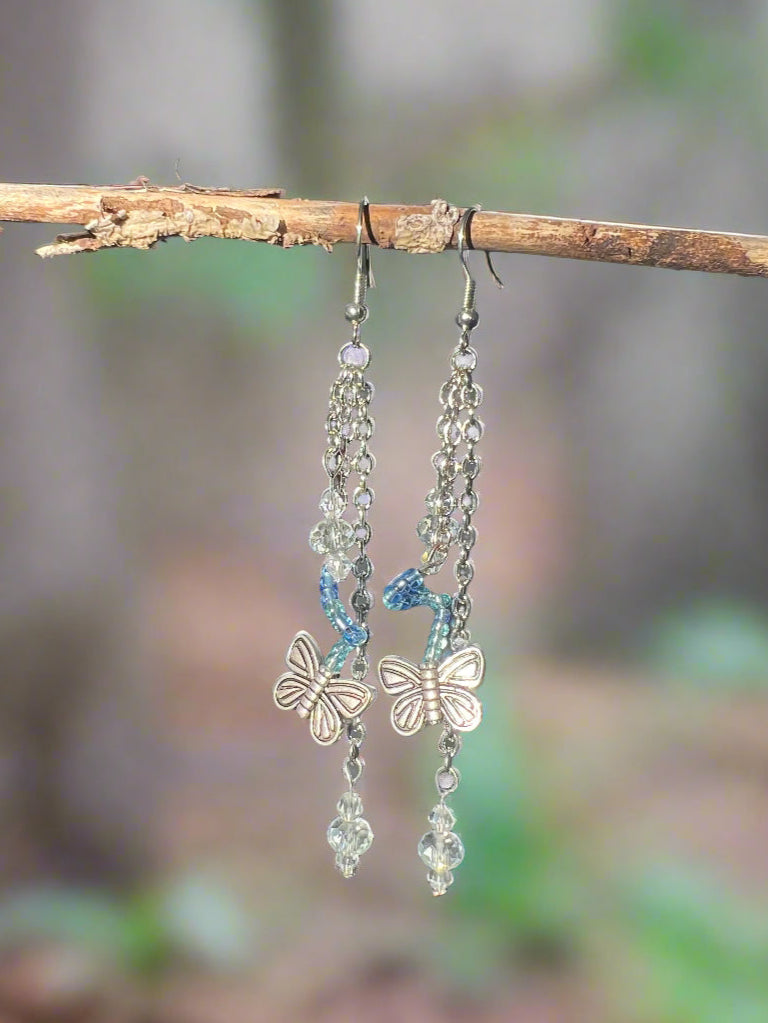Flying Butterfly Earrings