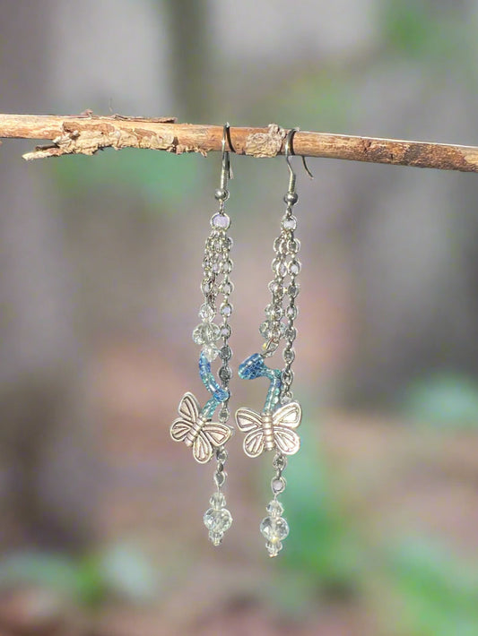 Flying Butterfly Earrings