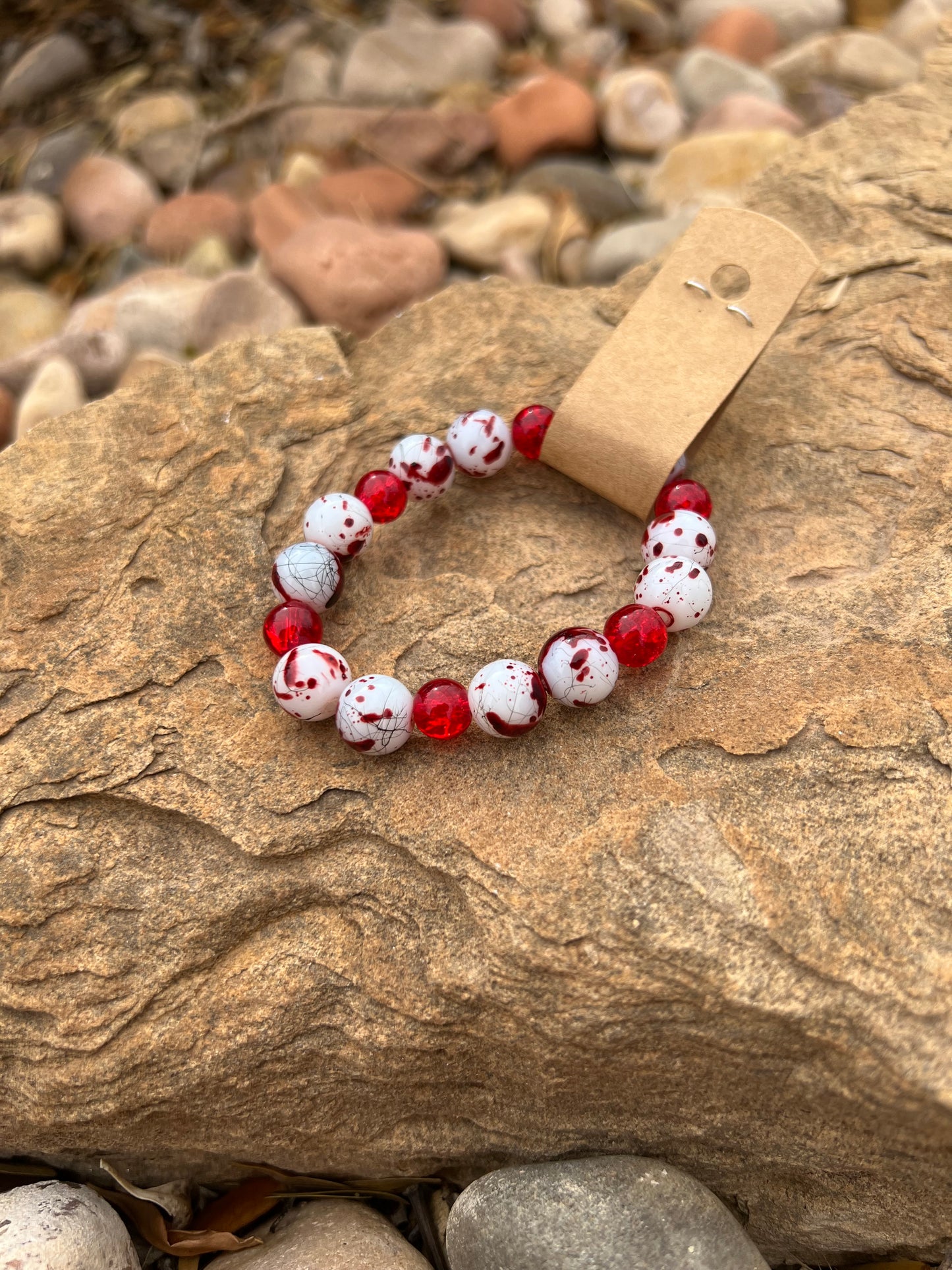 Blood Splatter Bracelets