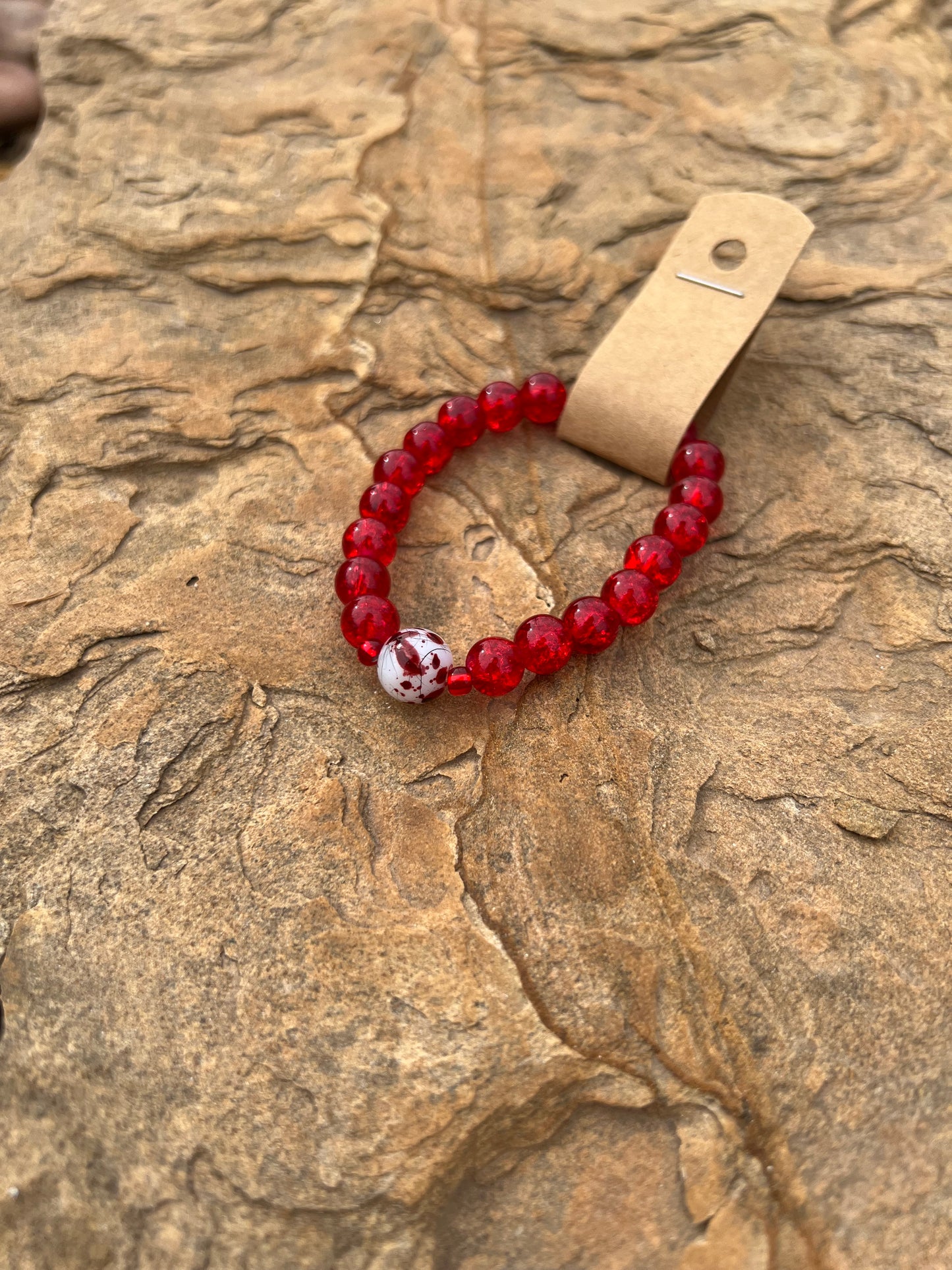 Blood Splatter Bracelets