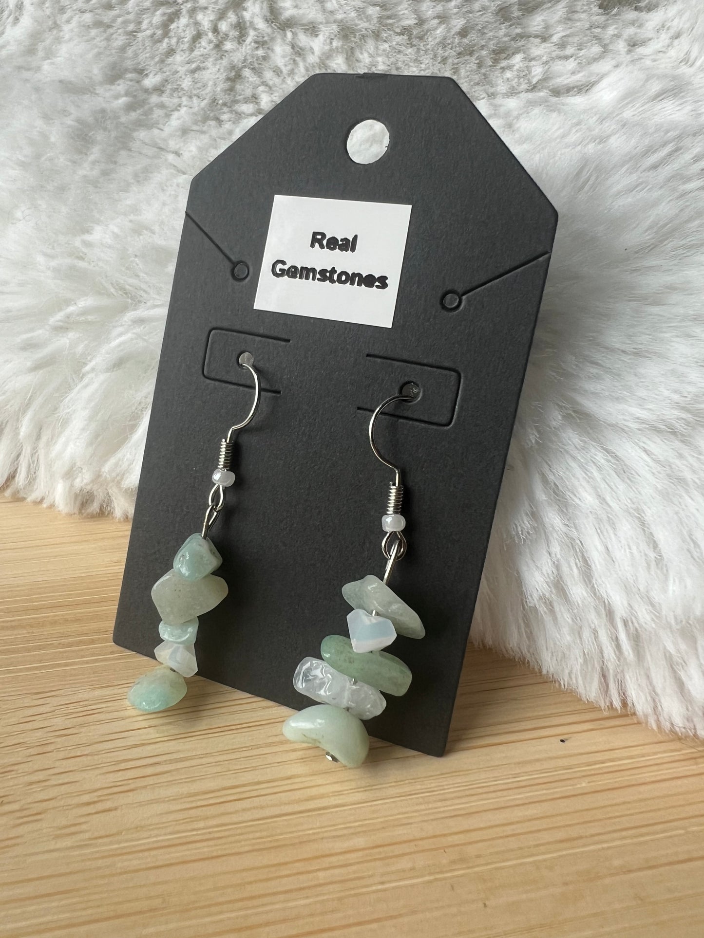 Elegant Silver with Amazonite Gemstones