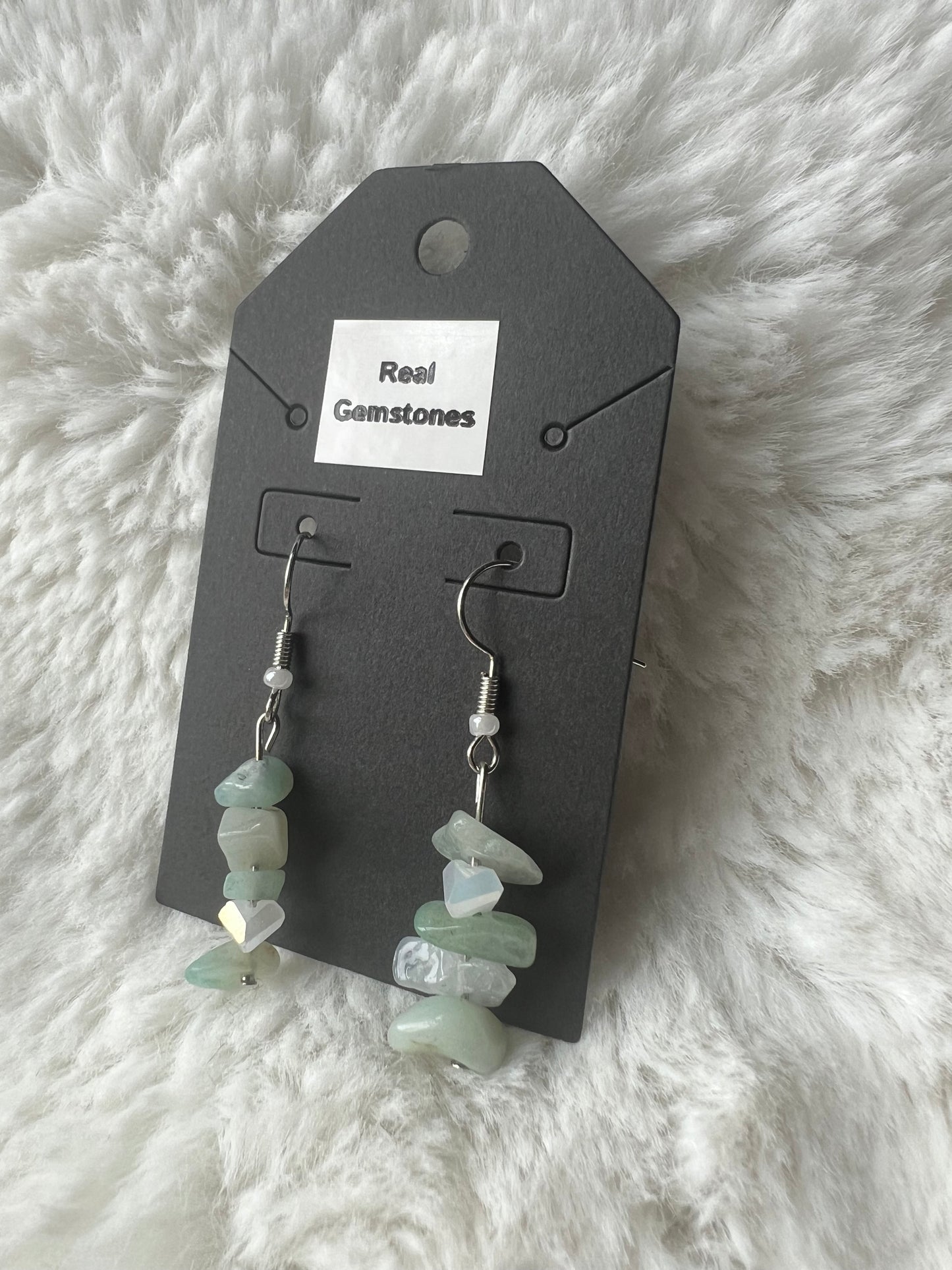 Elegant Silver with Amazonite Gemstones